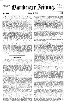 Bamberger Zeitung Freitag 9. Mai 1862