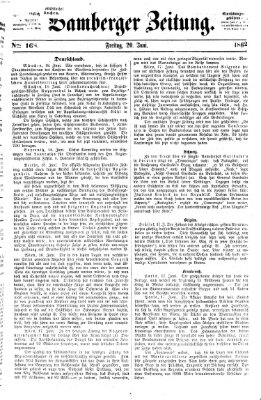 Bamberger Zeitung Freitag 20. Juni 1862