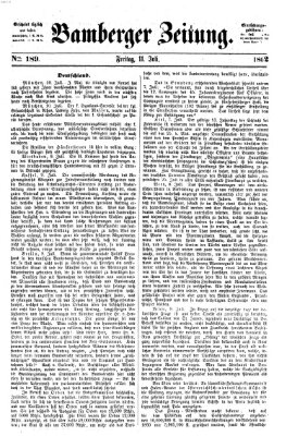 Bamberger Zeitung Freitag 11. Juli 1862