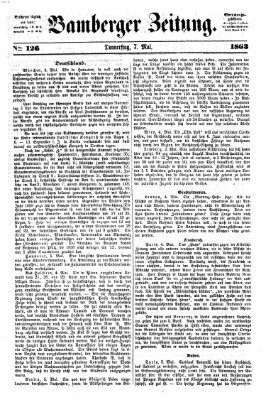 Bamberger Zeitung Donnerstag 7. Mai 1863