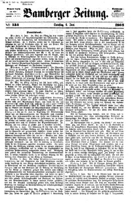 Bamberger Zeitung Samstag 6. Juni 1863