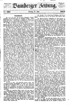 Bamberger Zeitung Freitag 12. Juni 1863
