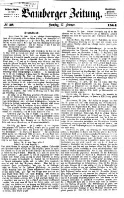 Bamberger Zeitung Samstag 27. Februar 1864