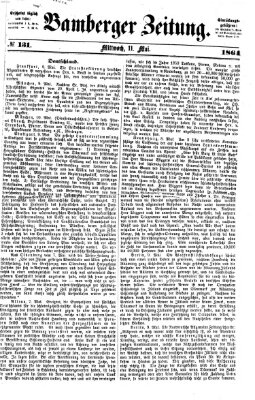 Bamberger Zeitung Mittwoch 11. Mai 1864