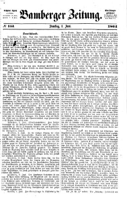 Bamberger Zeitung Samstag 4. Juni 1864