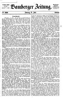 Bamberger Zeitung Sonntag 19. Juni 1864