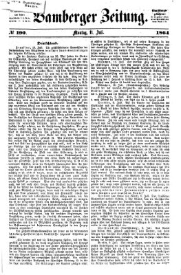 Bamberger Zeitung Montag 11. Juli 1864