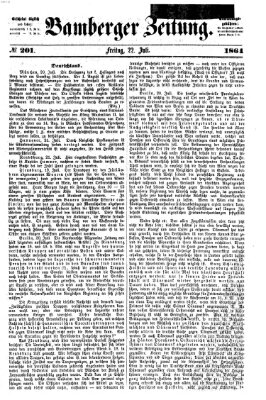 Bamberger Zeitung Freitag 22. Juli 1864