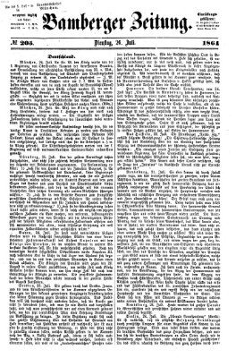 Bamberger Zeitung Dienstag 26. Juli 1864