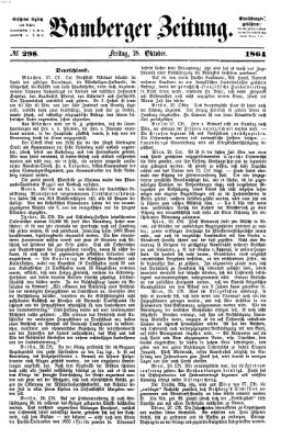 Bamberger Zeitung Freitag 28. Oktober 1864