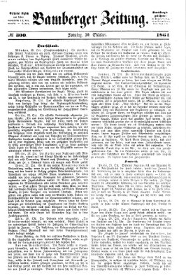 Bamberger Zeitung Sonntag 30. Oktober 1864