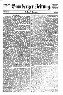 Bamberger Zeitung Dienstag 6. Dezember 1864