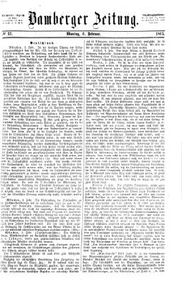 Bamberger Zeitung Montag 6. Februar 1865