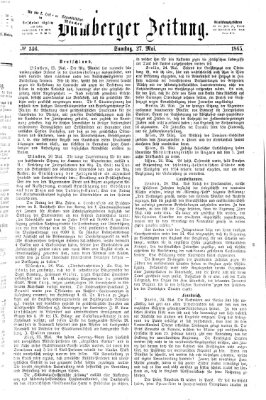 Bamberger Zeitung Samstag 27. Mai 1865