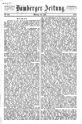 Bamberger Zeitung Montag 24. Juli 1865