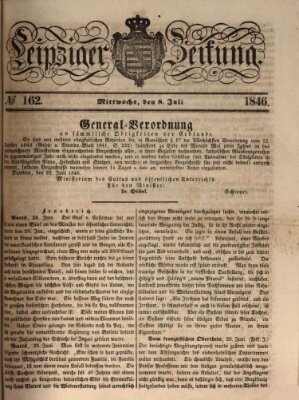 Leipziger Zeitung Mittwoch 8. Juli 1846