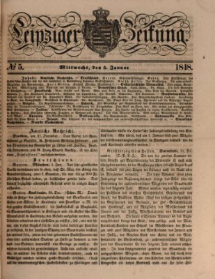 Leipziger Zeitung Mittwoch 5. Januar 1848