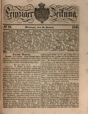 Leipziger Zeitung Montag 24. Januar 1848