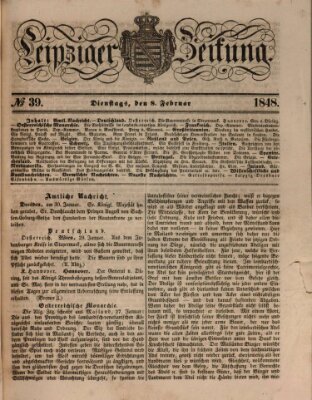 Leipziger Zeitung Dienstag 8. Februar 1848