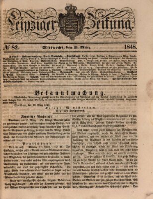Leipziger Zeitung Mittwoch 22. März 1848