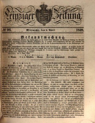 Leipziger Zeitung Mittwoch 5. April 1848