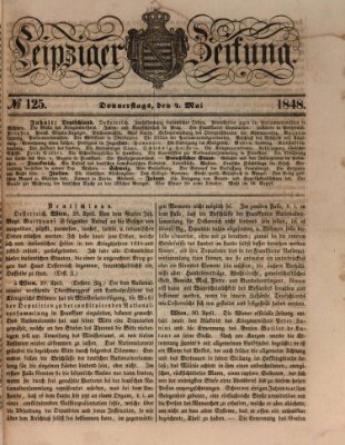 Leipziger Zeitung Donnerstag 4. Mai 1848