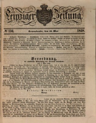 Leipziger Zeitung Samstag 13. Mai 1848