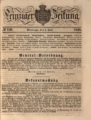 Leipziger Zeitung Sonntag 4. Juni 1848