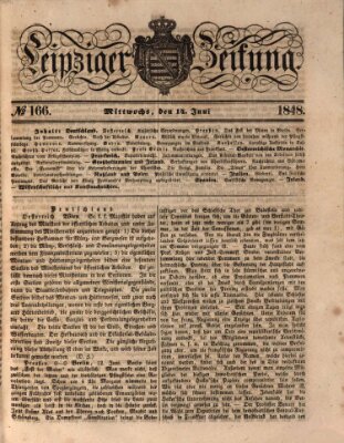 Leipziger Zeitung Mittwoch 14. Juni 1848