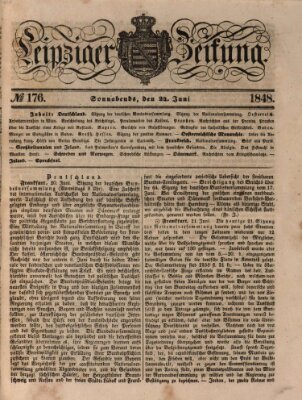 Leipziger Zeitung Samstag 24. Juni 1848