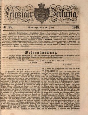 Leipziger Zeitung Montag 26. Juni 1848