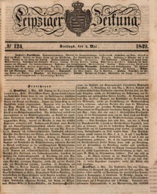 Leipziger Zeitung Freitag 4. Mai 1849