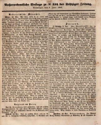 Leipziger Zeitung Sonntag 3. Juni 1849