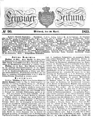 Leipziger Zeitung Mittwoch 18. April 1855
