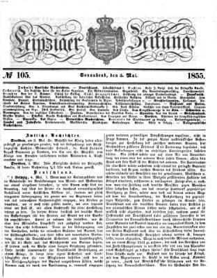 Leipziger Zeitung Samstag 5. Mai 1855