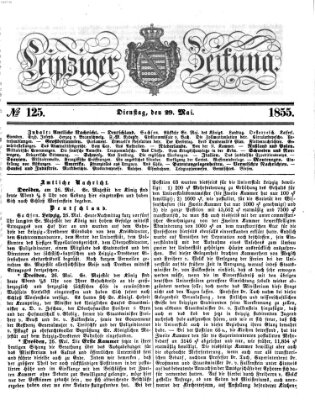 Leipziger Zeitung Dienstag 29. Mai 1855