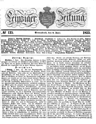 Leipziger Zeitung Samstag 9. Juni 1855