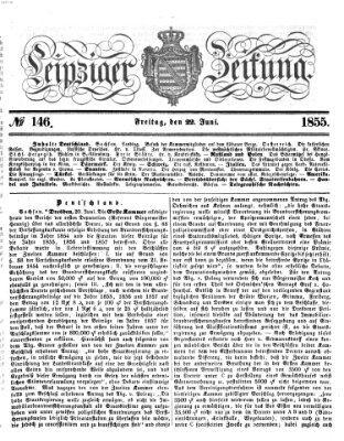 Leipziger Zeitung Freitag 22. Juni 1855