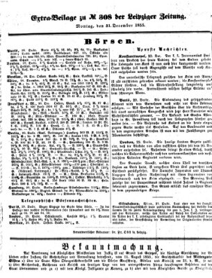 Leipziger Zeitung Montag 31. Dezember 1855