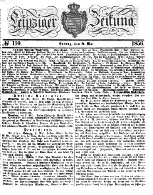 Leipziger Zeitung Freitag 9. Mai 1856