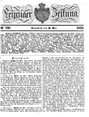 Leipziger Zeitung Samstag 31. Mai 1856