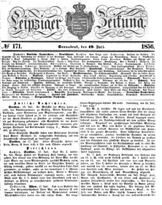 Leipziger Zeitung Samstag 19. Juli 1856