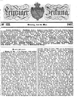 Leipziger Zeitung Sonntag 24. Mai 1857