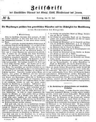 Leipziger Zeitung Sonntag 26. Juli 1857