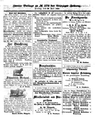 Leipziger Zeitung Freitag 22. Juli 1859
