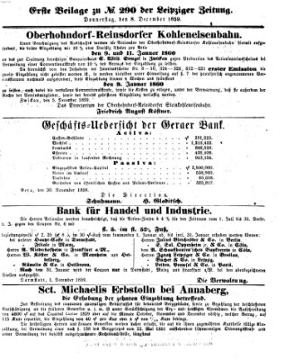 Leipziger Zeitung Donnerstag 8. Dezember 1859