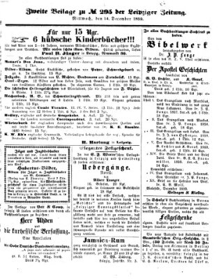 Leipziger Zeitung Mittwoch 14. Dezember 1859