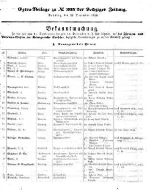 Leipziger Zeitung Sonntag 25. Dezember 1859