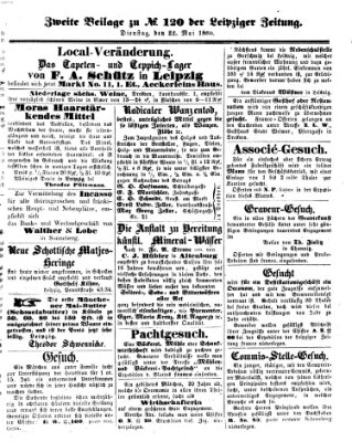 Leipziger Zeitung Dienstag 22. Mai 1860