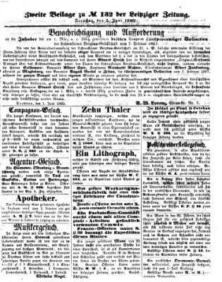 Leipziger Zeitung Dienstag 5. Juni 1860